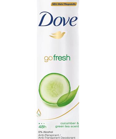 Dove Go Fresh Cucumber & Green Tea Deodorant 48h Spray 150ml - 6-Pack - Buy Online on GoSupps.com