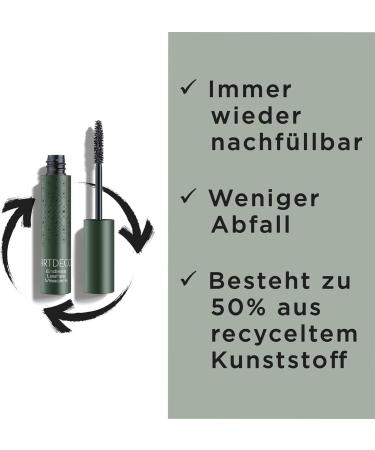 ARTDECO Endless Lashes Refillable Mascara for Defined Lashes with Open Eye Effect Black 8 ml - Buy Online on GoSupps.com