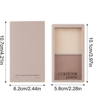 Face Matte Bronzer | Long-Lasting Matte Bronzer Contour Makeup Supplies - Multifunctional Pressed Powder Shimmer Bronzer Shiny Bronze Booster Highlight for Girls Daily Makeup Contour Powder Group B - Buy Online on GoSupps.com