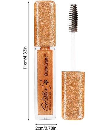 Glitter Lash Mascara Colored Glitter Mascara Sparkly Diamond Mascara Waterproof Long Lasting Eyelash for Women Glitter Eye Lash Mascara Lash Makeup for Wedding 3 - Buy Online on GoSupps.com