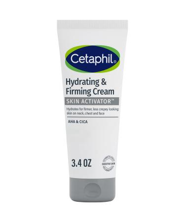 Cetaphil Skin Activator Hydrating & Firming Cream For Face Neck & Chest 3.4 oz Mandelic Acid (AHA) and Centella Asiatica (CICA) Cream Hydrates and Firms Aging Skin Anti-Aging Skincare