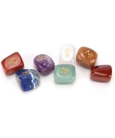 Crystal Rough Stone Raw Stones Runites Gift Runes Sanskrit Gifts Set Presents Tools - Buy Online on GoSupps.com