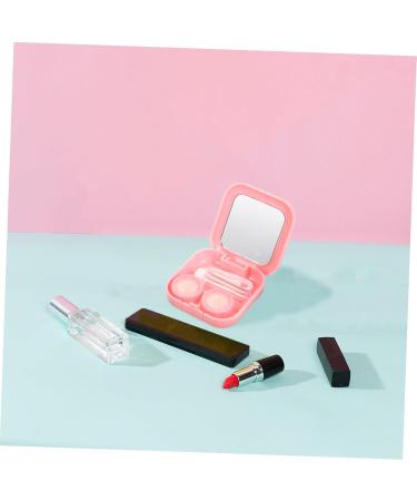 Solustrie 4-Piece Contact Lens Container Kit - Durable Tweezers & Suction Rod - Cute Mini Holder for Glasses - Ideal for Students - International Shipping Available - Buy Online on GoSupps.com