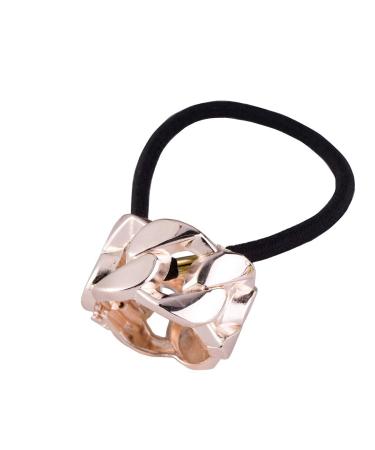 Punk Gothic Hair Accessory Set for Women - 4PCS Ponytail Cuff Elastic Hair Ties - Buy Online on GoSupps.com