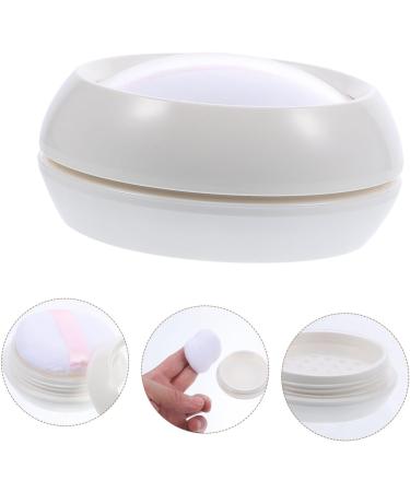 WOONEKY 1 Set Powder Box Powder Puffs Makeup Containers Powder Case Face Powder Makeup Loose Flour Container - Buy Online on GoSupps.com