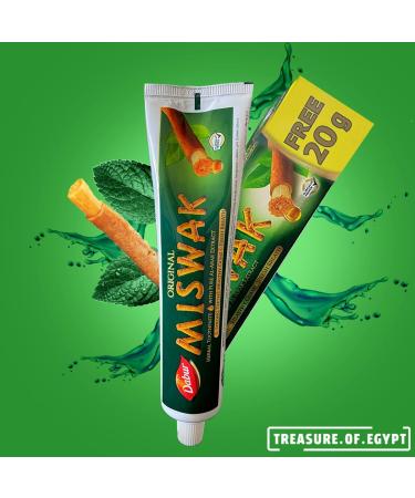 Egypt Natural Miswak Green Sewak Toothpaste | Fresh Breath | 2 X 170 gm | Islamic Dental Care - Buy Online on GoSupps.com