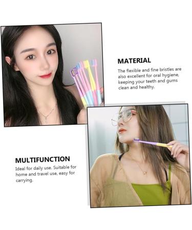 Clispeed 8ST Ice Cream Toothbrush Set Sensitive & Travel-Friendly for Kids & Adults Ideal Family Oral Care - Buy Online on GoSupps.com