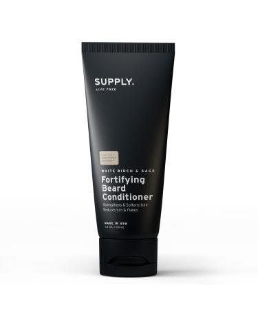 Supply Fortifying Beard Conditioner - Softens Strengthens and Nourishes - Prevents Dryness Itchiness and Split Ends - Natural Care for Softer Healthier Beard and Skin - 3.4oz
