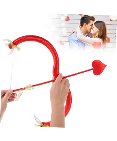 GALPADA 1 Ensemble Arc Et Fl che De Cupidon Arc Et Fl che De Cupidon Accessoires De Cosplay Pour Enfants Et Accessoires Pour La Saint-Valentin Et Les Mariages Et Tenue De B b Cupidon Rouge 42X15X2CM - Buy Online on GoSupps.com
