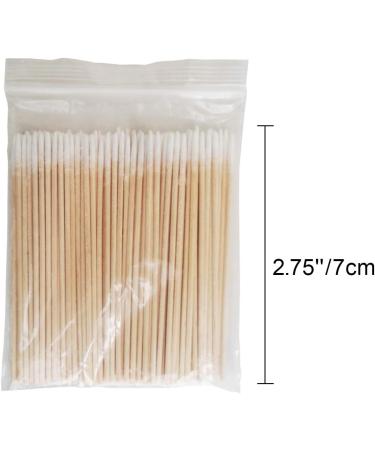 100Pcs Pointed Cotton Swabs Wooden Handle - Makeup Health Medical Ear Jewelry Clean Sticks Buds Tips - Buy Online on GoSupps.com