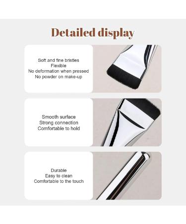 Flat Foundation Makeup Brush - 3 Liquid Foundation Brush Foundation Makeup Brush for Liquid & Cream Foundation Face Contour Concealers Brush 3pcs - Buy Online on GoSupps.com