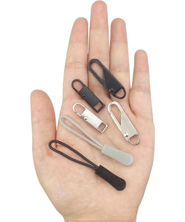 18 Pack Metal Zipper Pull Tabs - Durable Zipper Repair Pendant for Coats Boots Jackets Backpacks & Tents - 3 Styles & Colors - Buy Online on GoSupps.com