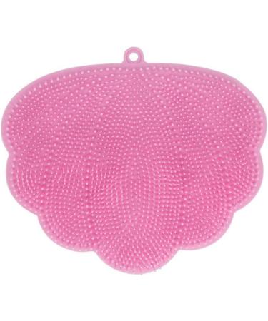 XPTIECK Pink Shower Foot Massager with Suction Cups | Wall-Mounted Back Scrubber & Free-Handed Foot Scurry Mat Easy to Use for Ultimate Relaxation - Buy Online on GoSupps.com