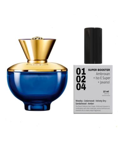 PERFUME BOOSTER PLUS (MOLECULES 01+02+04) TO DYLAN BLUE Give power to your original perfume 12 hours long lasting Large Bottle not included It is only a reference (MOLECULES 01+02+04)