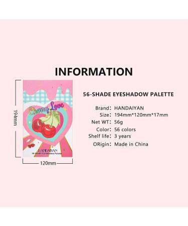 56 Colors Eyeshadow Palette - Professional Bright Glitter Makeup Palette for Long-Lasting Eye Shadow - Highly Pigmented Shimmer Metallic Shades - Colorful Matte Cosmetics Gift - Buy Online on GoSupps.com