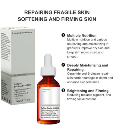 Caffeine Eye Serum Caffeine Eye Cream Anti Aging Caffeine Eye Cream For Wrinkles Under Eye Serum Anti Aging For Dark Circles And Puffy Eyes Eye Bags Removal Fade Fine Lines 30ml - Buy Online on GoSupps.com