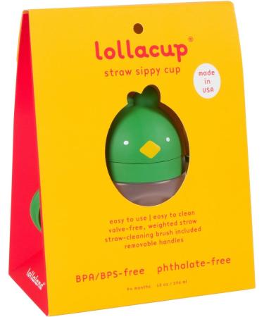 Lollaland Weighted Straw Sippy Cup - Lollacup for Baby | Infant & Toddler Transition Cup | Shark Tank Product | Good Green Color - Buy Online on GoSupps.com