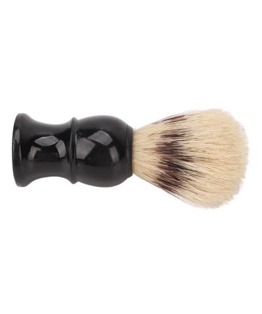 Portable Shaving Brush for Men with Curved Handle Premium Bristles Foam Enhancer Cleaning Brush Lightweight and Portable