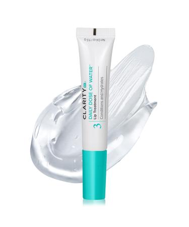 ClarityRx Daily Dose of Water Lip Treatment  Natural Plant-Based Lip Plumping Treatment with Hyaluronic Acid for Dry  Chapped Lips (0.4 oz)