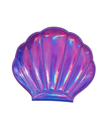 Compact Mirror for Purses Hand Bags Leather Handbag Mirror for Women Mini Mirror for Purse Womens Wallets Folding Magnification Mirror Handheld Makeup Mirror Miss Mask Purple Slim