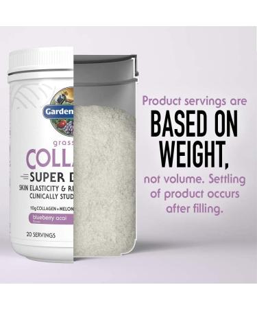 Garden of Life Grass Fed Collagen Super Beauty - Blueberry Acai 9.52 oz | High-Quality Collagen Supplement - Buy Online on GoSupps.com