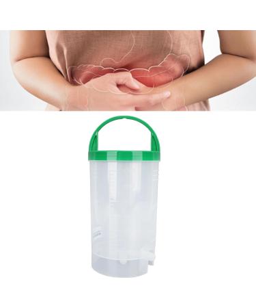 Portable MOTHINESTO Enema Set - 1200ml Green Bucket Reusable Catheter & 10 Cleaners for Constipation Relief & Colon Cleaning - Buy Online on GoSupps.com