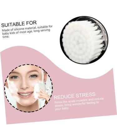 MAGICLULU Cleansing Brush Face Exfoliator Tool Hand Held Mirror Face Scrubber for Women Face Cleaner Brush Facial Scrub Female Teen Usb For Facials White Pp Multifunction Miss Scrub Brush 5x5x5cm White - Buy Online on GoSupps.com