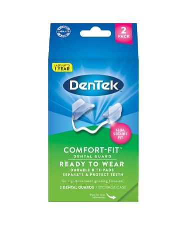 DenTek Comfort-Fit Dental Guard 2 Dental Guards + 1 Storage Case
