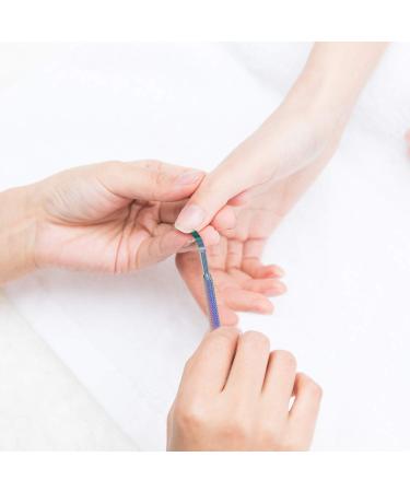 Cuticle Pusher Acetone/Gel/Nail Polish Remover Stainless Steel Professional 3pcs Set Cuticle Scraper Fingernails & Toenails Clean Manicure Tools Cuticle Care for Women&Girl opove CP-3 (Rainbow Color) B-rainbow Color - Buy Online on GoSupps.com