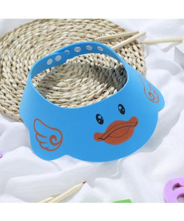 Adjustable Baby Bathing Cap 3Pcs Set | Shower Protection Visor Shield for Toddler Kids | Cute Cartoon Design - Buy Online on GoSupps.com