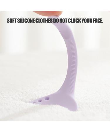 Kumprohu Lash Guard For Mascara - Silicone Eyeshadow Stencils Pad | Multifunctional Reusable Eyelash Lipstick Eyeshadow Applicators Aid Tool For Beginners And Makeup Masters Purple - Buy Online on GoSupps.com