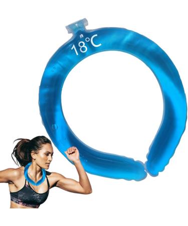 Wearable Cooling Wrap | Reusable Neck Coolers for Hot Weather | Wearable Cold Gel Ice Pack Cooling Neck Wraps Tube Below 18 for Sports Gym Cycling Running Hiking Pochy Three Generations Blue - Buy Online on GoSupps.com