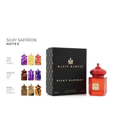 Silky Saffron - Woody Spicy Unisex Travel Perfume with Saffron and Leather Notes - Perfume for Men - Arabian Perfume for Women - 3.4 oz - Buy Online on GoSupps.com
