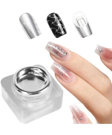 Amesor Metallic Paint Gel - Polishing Gel for Manicures | Artistic Painting Decoration on UV/LED Mirror for Home Manicures Beginners Creative Design