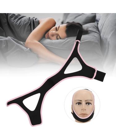 Oumefar Adjustable Breathable Anti-Snoring Chin Strap - Jaw Support Belt for Men & Women - Elastic Anti-Snoring Solution (Black - Buy Online on GoSupps.com