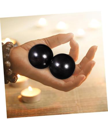 2-Set Gemstone Baoding Balls - Health Massage Tools for Relaxation | Marble & Wood Massage Roller Balls - Buy Online on GoSupps.com