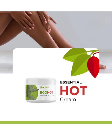 Cellulite Tightening Hot Cream - Sweat Gel for Stomach, Butt, Thighs - Belly Fat Sweat Cream for Body Sculpting with Essential Oils | Men and Women - Buy Online on GoSupps.com