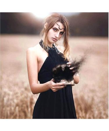 Cathercing Viking Crystal Crescent Moon Head Chain - Copper Halloween Circlet for Women and Girls - Buy Online on GoSupps.com