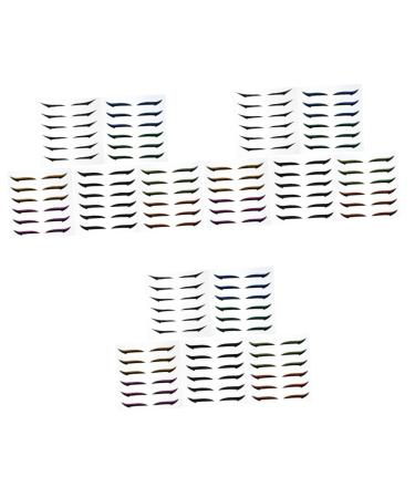 Didiseaon 108 Pairs Glitter Eyeliner Glitter Eyelid Tape Eye Make up Eyeliner Invisible Eye Line Strips Doublesided Tape Korean Eyelid Tape Eyeliner Transfer Eyes Miss Sticker Skin Patch