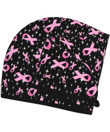 Breast Cancer Awareness Microfiber Hair Towel | Super Absorbent Coral Velvet Wrap for Women with Long Curly Thick Hair - Buy Online on GoSupps.com