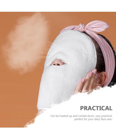 Gatuida Lot de 2 Serviettes Compresses Chaudes R utilisables Visage Serviettes de Soin Visage en Tissu Doux Blanc pour Salon de Beaut et Usage Maison Massage Facial et Vapeur - Buy Online on GoSupps.com