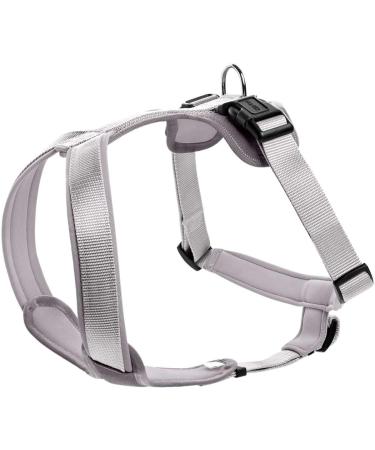 HUNTER NEOPRENE dog harness nylon padded with neoprene S 42 - 53 cm grey grey 42 - 53 cm