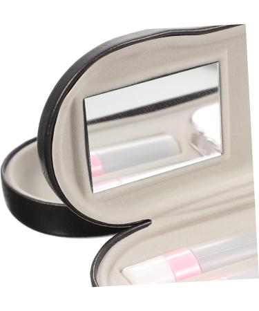 Shop Lifkomie Double-Layer Glasses Case - 2-in-1 Travel Container for Contact Lenses & Glasses - Multi-Purpose Storage | White & Pink 16x7x5.5cm - Buy Online on GoSupps.com