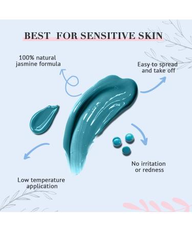 Wax Beads - VOIRO 1 LB Hard Wax Beans for Hair Removal - Brazilian Bikini Wax - Includes 10 Wax Sticks - Ideal for Eyebrows, Face, Body - Blue - Buy Online on GoSupps.com