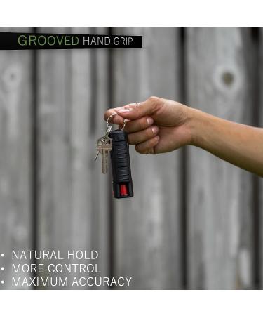 Police Magnum Bulk Pepper Spray Keychain Self Defense- Tactical Maximum Strength- Belt Clip Safety Key Chains for Women & Men- Made in The USA 7 Pack Black - Buy Online on GoSupps.com