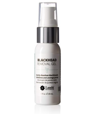 LAUDA BOTANICALS Blackhead Remover Cleanser with Salicylic Acid  Deep Pore Cleanser  Blackhead Eliminator and Dissolving Gel  1 Ounce