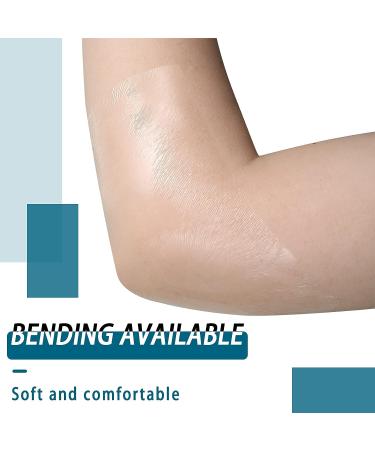 Threlaco 8 Piece Transparent Stretch Adhesive Bandage Set - Waterproof Clear Dressing Tape in 4 Sizes - Buy Online on GoSupps.com