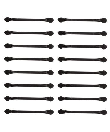 Beaupretty 30pcs Double Ended Eye Shadow Stick Sponge Eyeshadow Stick Plastic The Face Makeup Stick