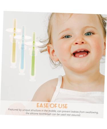 Minkissy 20-Pack Silicone Baby Toothbrush Set | Oral Hygiene Tools for Newborns & Infants | Gentle Mouth Cleaner for Babies - Buy Online on GoSupps.com