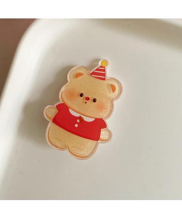 Cartoon Clip Bear Hair Clip with Yellow Bear Headdress Bear Hair Clip Perfect for Most Hair Types Angela - Buy Online on GoSupps.com